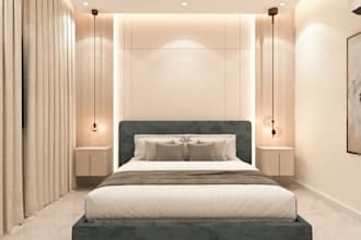 modern interior design and realistic 3d rendering