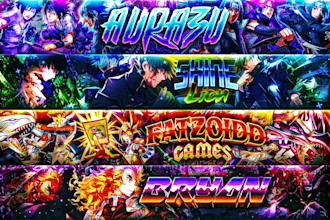 design anime header banner