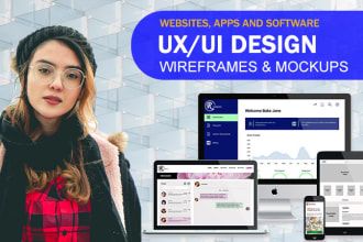professional and unique uxui wireframes and mockups for mobile apps and websites