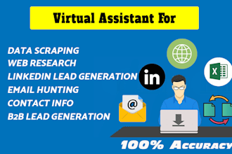 do web research, data mining, data extraction