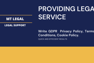 write terms and conditions, privacy policy, disclaimer etc