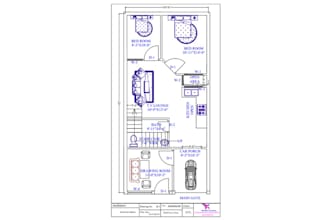 design of 2d plane of house