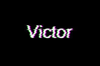 make a glitch version of your name