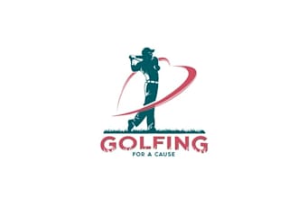 design golfing charity logo