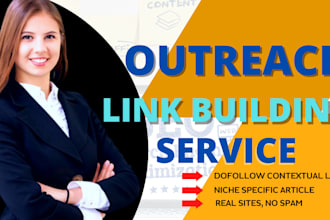 build SEO backlinks through blogger outreach high quality link building service