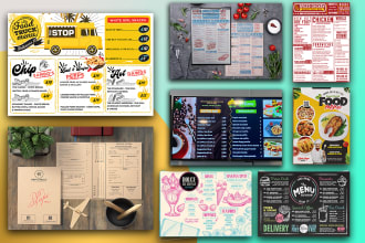 restaurant, food, bar, menu board, flyer, poster, digital