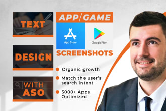 write and design aso game or app screenshots that convert