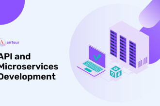 create the rest API and microservices using dot net
