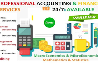 do accounting and finance assignments, reports, tasks and projects