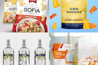 creative amazon product packaging and label design