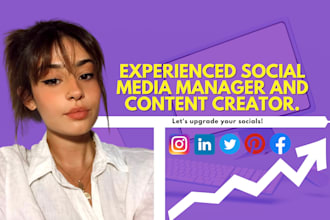be your social media marketing manager and content creator