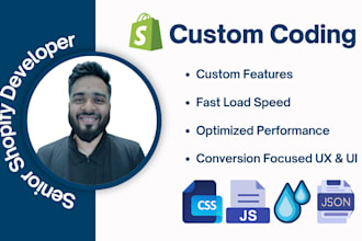 develop high converting custom coded shopify store