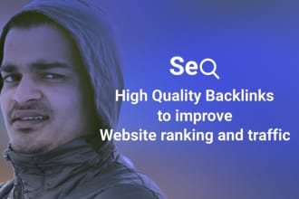 do complete monthly seo to improve backlinks