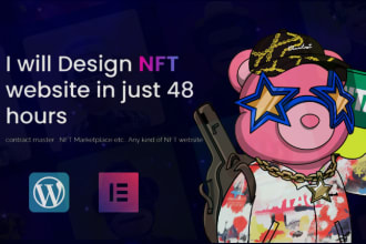 develop nft wordpress website nft mint engine smart contract