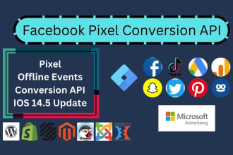 setup facebook pixel conversion API google analytics server tracking with GTM