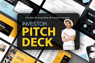 do PPT, google slides, pitch deck and redesign