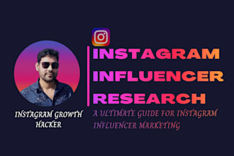 find the best instagram influencer research influencer marketing
