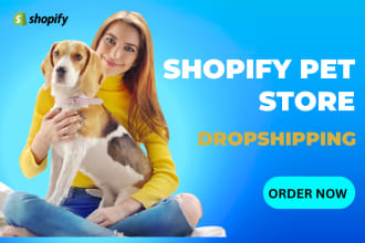 profitable store shopify pet dropshipping store and website