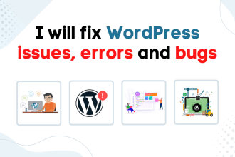 fix wordpress issues, errors and bugs
