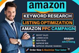 do deep amazon keyword research for PPC setup and to help you rank organically