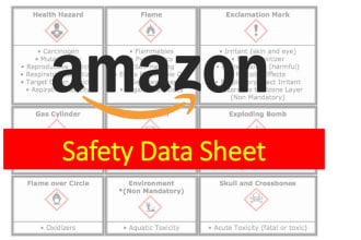 prepare safety data sheet sds for amazon hazmat flagged products approval