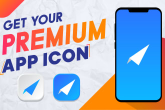 create a logo and an app icon design