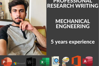 do research writing in mechanical engineering