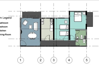 floor plan and bim with revit