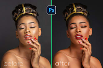 do professional high end photo retouching and editing