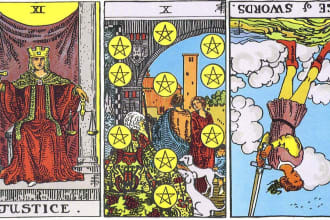 read with Tarot and I Ching for 2 questions