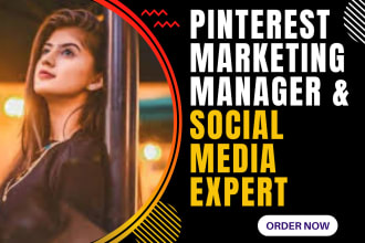 be your pinterest marketing manager and social media expert