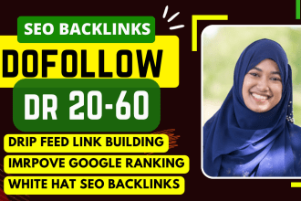2000 high dr dofollow seo backlinks white hat links building