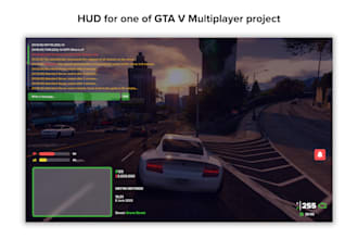 do hud design for your gta v server