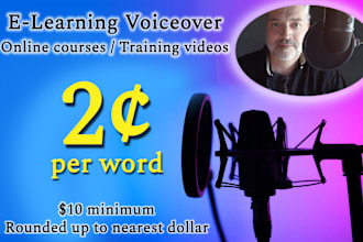 record voiceover for online courses and training videos