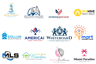 do real estate mortgage property home plumbing realtor logo