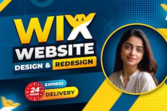 design or redesign wix, weebly website or wix online store