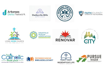 unique minimalist church ,church branding ,church religious or ministry logo