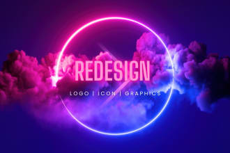 redesign, redraw, update, and modify your logo or graphics