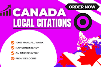 boost your local SEO with 205 canadian local citations for your business