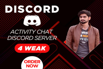 chat actively in your nft discord server for 4 weeks