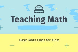 tutor your kids basic mathematics