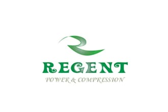 design regent power and compression logo