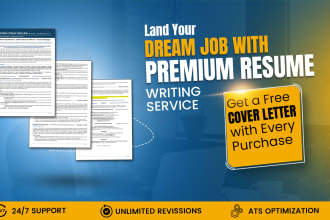 write your professional resume, CV, cover letter, linkedin