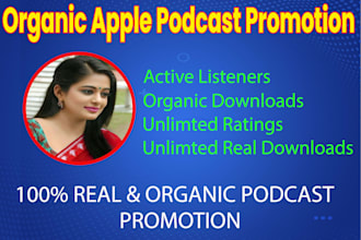 professionally podcast promotion and get huge downloads