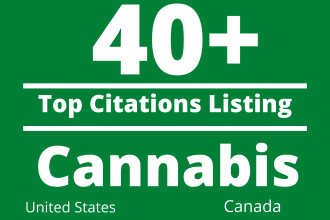 do local cannabis cbd or marijuana SEO citations listing USA, canada
