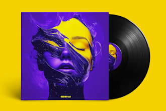design a stunning album single cover artwork