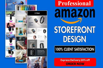 design your amazon brand store and storefront design