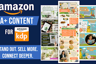 design a plus content for amazon KDP