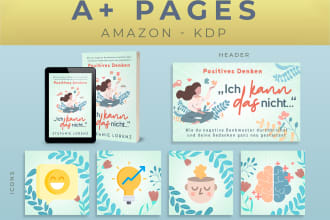 design a plus content for amazon KDP