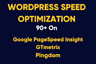 increase wordpress speed optimization in 1 day